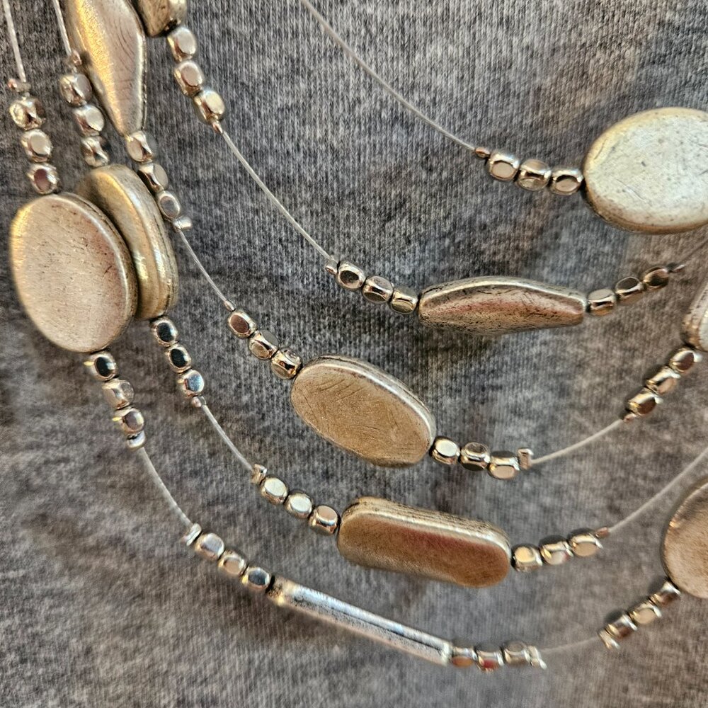 Chico's Silver-colored Necklace - Picture 3 of 10